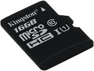 Kingston MicroSDHC 16GB Class 10 UHS-I - Memory Card