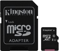 Kingston micro SDXC 256 GB Class 10 UHS-I + SD adaptér - Pamäťová karta