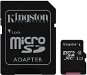 Kingston Micro SDXC 256GB Class 10 UHS-I + SD adapter - Memóriakártya