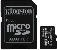 Kingston Micro SDHC 64 GB Class 10 UHS-I Industrial Temp + SD adaptér - Pamäťová karta