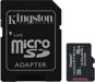 Memóriakártya Kingston MicroSDHC 16GB Industrial + SD adapter - Paměťová karta
