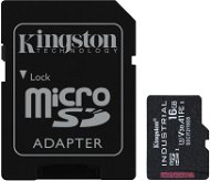 Kingston MicroSDHC 16GB Industrial + SD adaptér - Paměťová karta