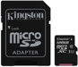 Kingston MicroSDXC 128GB UHS-I U1 + SD adaptér - Pamäťová karta