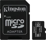 Kingston MicroSDHC 32GB Canvas Select Plus + SD adaptér - Paměťová karta
