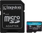 Kingston Canvas Go! Plus microSDXC 64GB + SD adaptér - Pamäťová karta