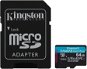 Pamäťová karta Kingston Canvas Go! Plus microSDXC 64GB + SD adaptér - Paměťová karta