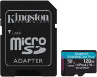 Speicherkarte Kingston Canvas Go Plus microSDXC 128 GB + SD-Adapter - Paměťová karta