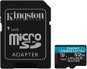 Speicherkarte Kingston Canvas Go Plus microSDXC 512 GB + SD-Adapter - Paměťová karta
