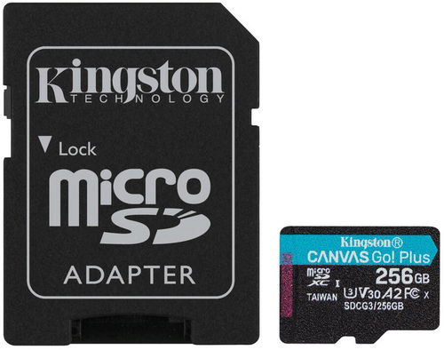 Kingston microSDXC Canvas Go Plus Gen4 256GB - Paměťová karta - Hlavní obrázek