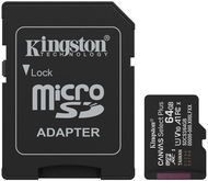 Kingston MicroSDXC 64GB Canvas Select Plus Gen 3 + SD adaptér - Paměťová karta