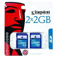 Kingston Secure Digital 2GB Twin Pack - Memory Card