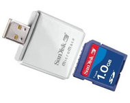 SanDisk Secure Digital 1GB + MicroMate čtečka karet SD USB2.0 - Memory Card