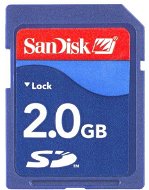 SanDisk SD 2GB - Speicherkarte