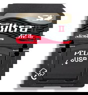 SanDisk Secure Digital 512MB Ultra II Plus 60x USB - možnost přímého připojení do USB portu bez čteč - Memory Card