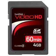 SanDisk SDHC 4GB Video HD - Speicherkarte