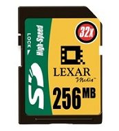 LEXAR Secure Digital 256MB HiSpeed 32x - Speicherkarte