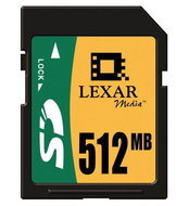 LEXAR Secure Digital 512MB - Memory Card