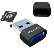 A-DATA Micro SDHC 16GB Class 4 + USB Reader black - Memory Card