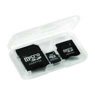 microSDHC 4GB a miniaturní čtečka ADATA včetně SD a miniSD adaptéru - Memory Card