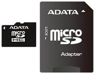 ADATA MicroSDHC 8 GB Class 4 + SD adaptér - Pamäťová karta