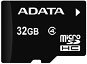 ADATA Micro SDHC 32GB Class 4 + OTG mikro čítačka - Pamäťová karta