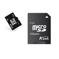 ADATA MicroSDHC 8GB Class 6 + SD adaptér - Paměťová karta