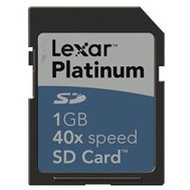 LEXAR Secure Digital 1GB HiSpeed 60x - Memory Card