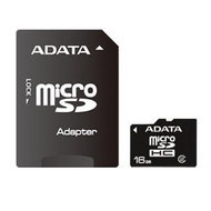 A-DATA Micro SDHC 16GB Class 2 + SD adapter - Memory Card