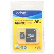 A-DATA Micro SDHC 16GB Class 6 + SD adapter - Memory Card