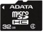 ADATA Micro SDHC 32GB Class 4 - Memory Card