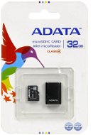 ADATA Micro SDHC 32GB Class 4 + čítačka V3 modrá - Pamäťová karta
