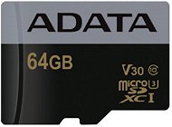ADATA Premier Pro V30S micro SDXC 64GB UHS-I U3 - Memóriakártya