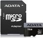 ADATA Premier Pro V30S micro SDHC 16GB UHS-I U3 + SD adapter - Memory Card