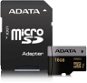 ADATA Premier MicroSDHC 16 GB UHS-I U3 Class 10 + SDHC-Adapter - Speicherkarte