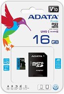 ADATA Premier MicroSDHC 16GB UHS-I Class 10 + SD Adapter - Memory Card