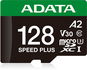 ADATA MicroSDXC 128GB Speed Plus + SD adaptér - Paměťová karta