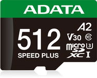 ADATA MicroSDXC 512GB Speed Plus + SD adaptér - Paměťová karta