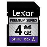 LEXAR Secure Digital 4GB 100x Premium - Memory Card