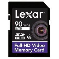 LEXAR Secure Digital 4GB Full-HD Video - Memory Card