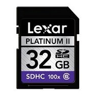 LEXAR Secure Digital 32GB Platinum II Series - Speicherkarte