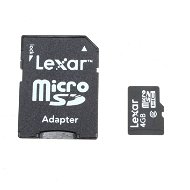 LEXAR SDHC 4GB Micro Edition Mobile + Adapter - Memory Card
