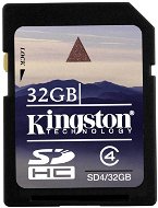 Kingston 32GB SDHC Class 4 - Memory Card