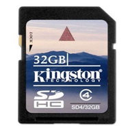 KINGSTON Secure Digital 32GB SDHC Class 4 - Memory Card