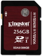 Kingston SDXC UHS-I 256 GB Speed Class 3 - Memóriakártya