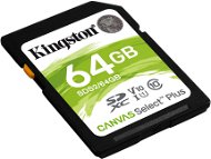 Kingston Canvas Select Plus SDXC 64GB Class 10 UHS-I - Memóriakártya