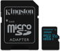 Kingston Canvas Go! MicroSDHC 32GB UHS-I U3 + SD Adapter - Memory Card