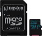 Kingston Canvas Go! MicroSDXC 64GB UHS-I U3 + SD Adapter - Memory Card