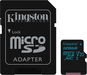 Kingston Canvas Go! MicroSDXC 128GB UHS-I U3 + SD Adapter - Speicherkarte