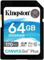 Pamäťová karta Kingston Canvas Go! Plus SDXC 64GB + SD adaptér - Paměťová karta