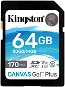 Pamäťová karta Kingston Canvas Go! Plus SDXC 64GB + SD adaptér - Paměťová karta
